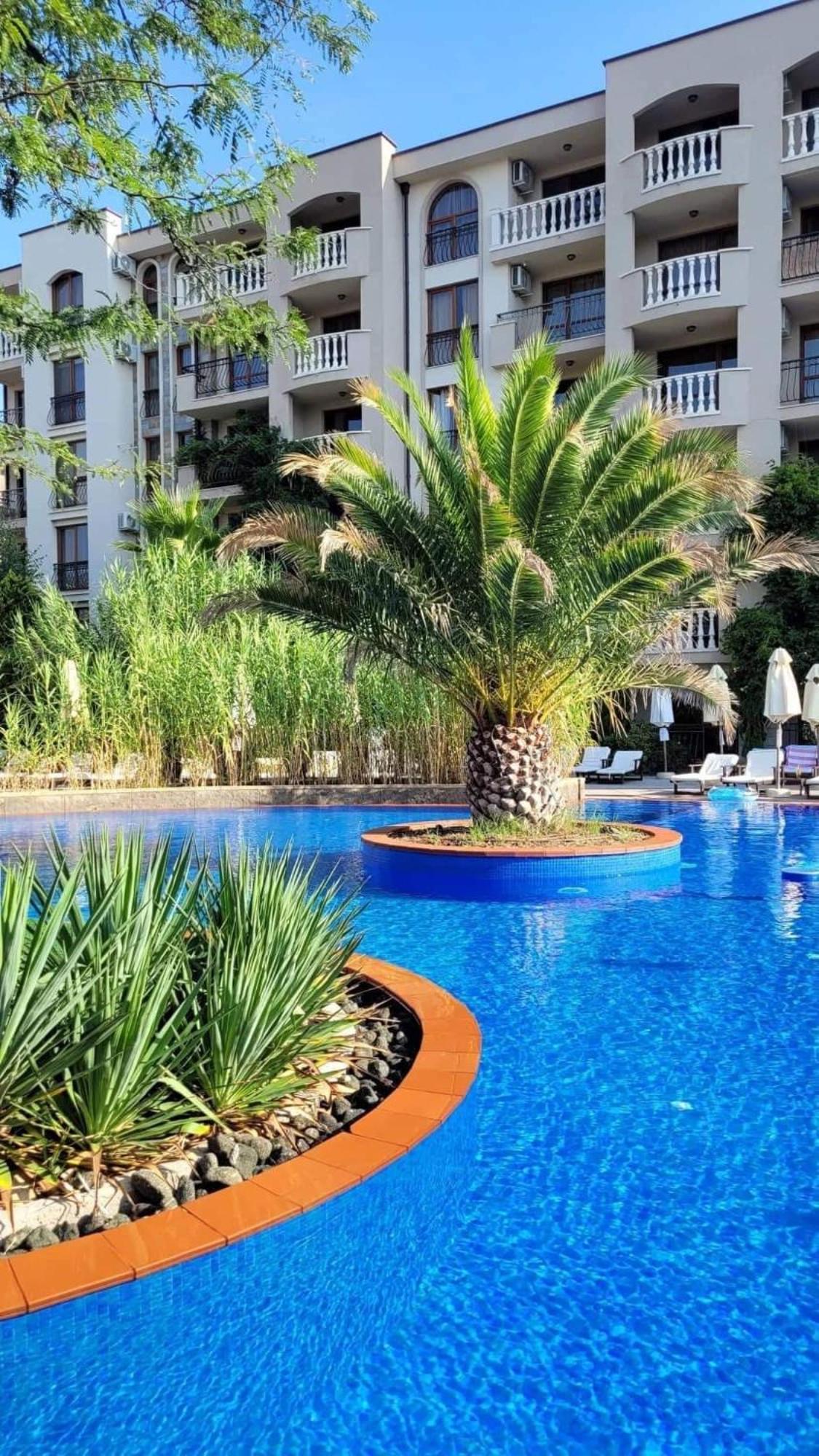 Wonderful Deluxe Appartement In Cascadas Family Resort 阳光海滩 外观 照片