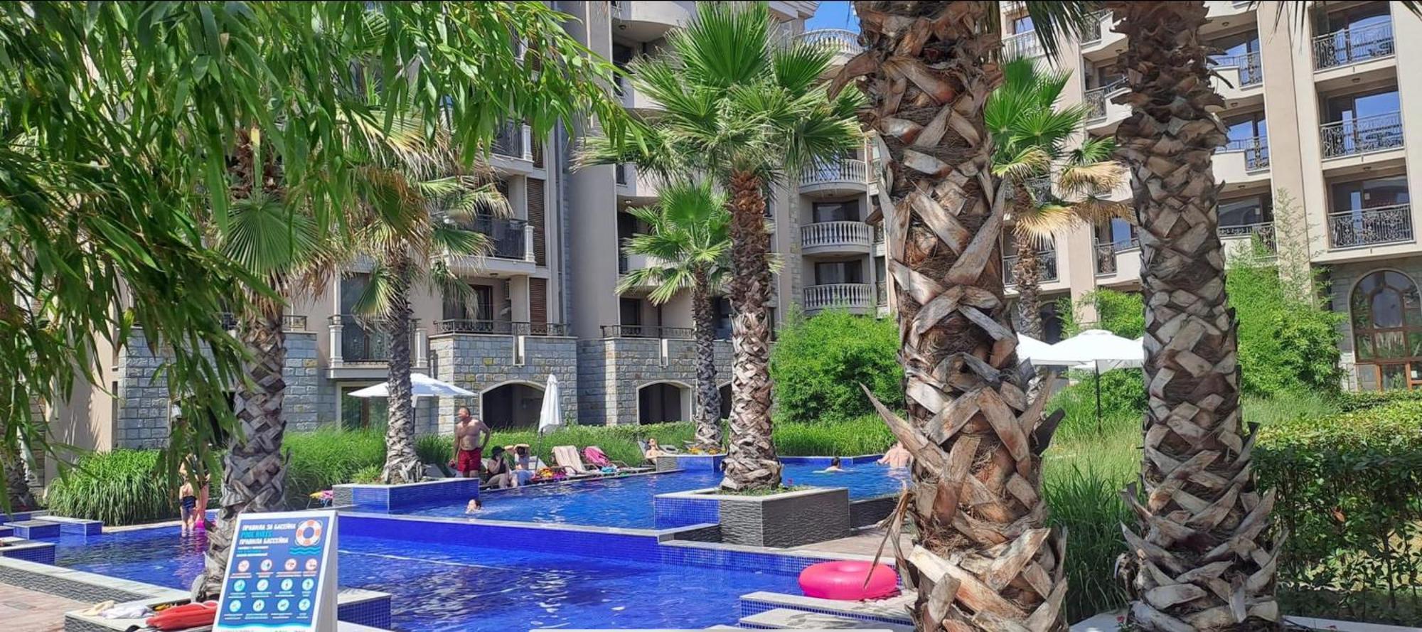 Wonderful Deluxe Appartement In Cascadas Family Resort 阳光海滩 外观 照片